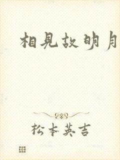 相见故明月封面