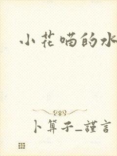 小花喵的水蜜桃