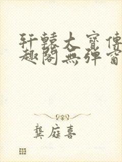 轩辕大宝传奇笔趣阁无弹窗封面