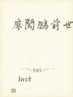 廖阅鹏前世今生封面