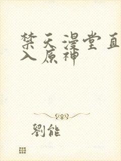 禁天漫堂直接进入原神封面