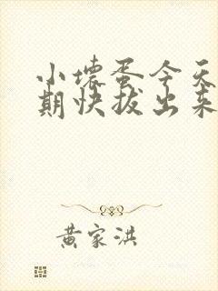 小坏蛋今天危险期快拔出来封面