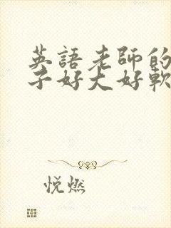 英语老师的小兔子好大好软水