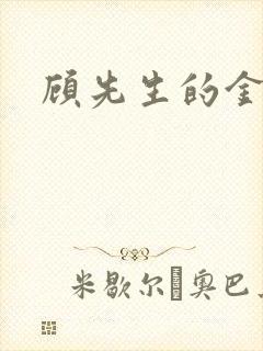 顾先生的金丝雀封面