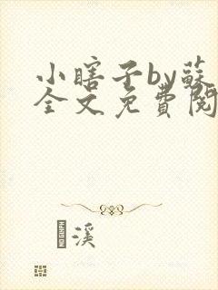 小瞎子by苏软全文免费阅读