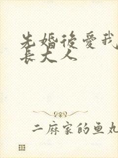 先婚后爱我的市长大人