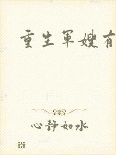 重生军嫂有空间