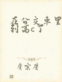 在公交车里c弄到高c了