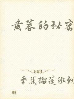 黄蓉的秘密