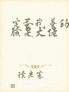 完蛋我养的小白脸是大佬