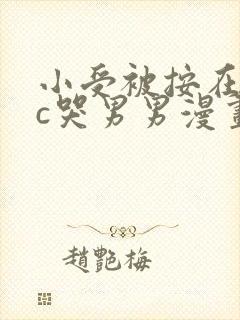 小受被按在墙上c哭男男漫画封面