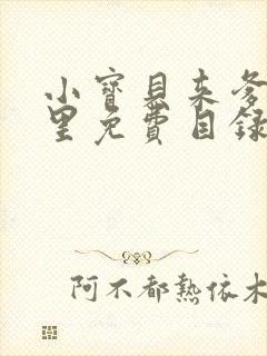 小宝贝来爹地怀里免费目录