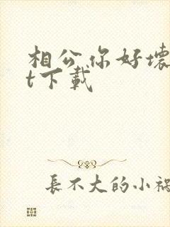 相公你好坏txt下载封面