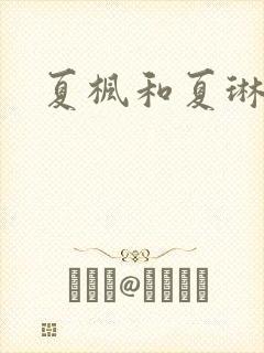 夏枫和夏琳
