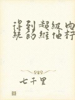 得到超级肉禽系统的维他柠檬茶