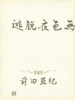 逃脱夜色无边封面