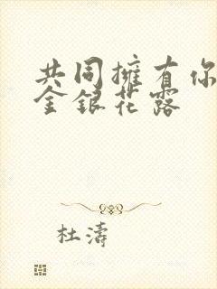 共同拥有你by金银花露