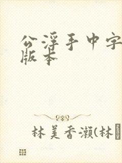 公浮手中字最新版本