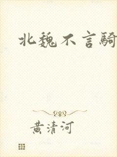 北魏不言骑
