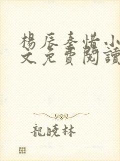 杨辰秦惜小说全文免费阅读完整版