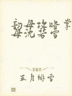 韵母攻略掌中美母沈若雪封面