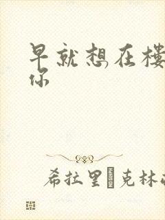 早就想在楼梯要你