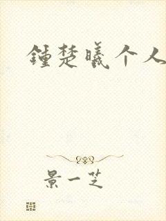 钟楚曦个人简历