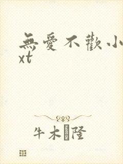 无爱不欢小说txt