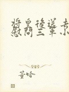 将皇后送去军营慰问三军小说封面