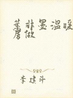 叶非墨温暖在厨房做