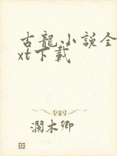 古龙小说全集txt下载封面