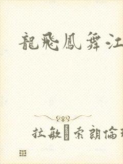 龙飞凤舞江一龙
