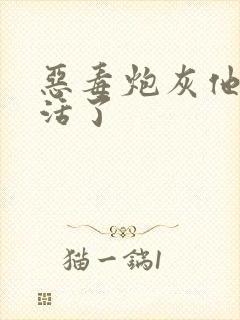 恶毒炮灰他不想活了封面