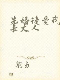 先婚后爱我的市长大人