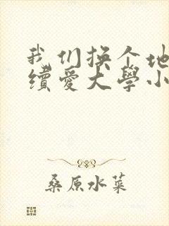 我们换个地方继续爱大学小说封面