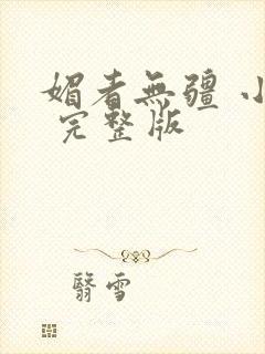 媚者无疆 小说 完整版封面