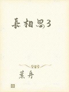 长相思3封面