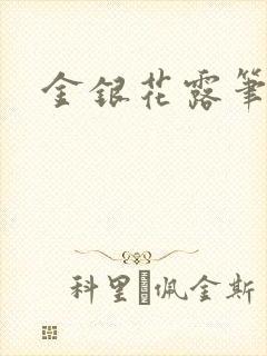 金银花露笔趣阁封面