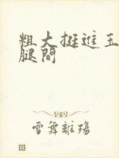 粗大挺进玉芬双腿间