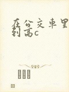 在公交车里c弄到高c