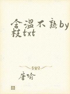 含温不熟by词枝txt