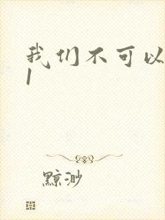 我们不可以1v1封面