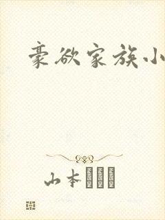 豪欲家族小说封面