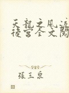 天龙之风流猎艳后宫全文阅读