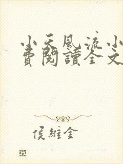 小天风流小说免费阅读全文最新章节