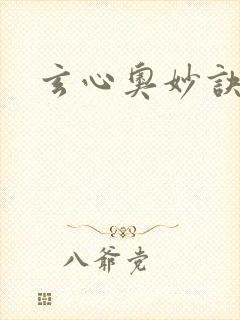 玄心奥妙诀封面