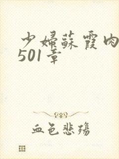 少妇苏霞肉欲第501章