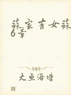 苏家有女苏杳56章封面