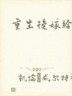 重生后嫁给三叔