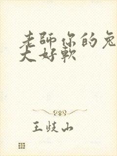 老师你的兔子好大好软